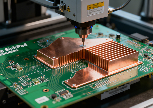 Custom Sinkpad PCB Fabrication: ISO 9001-Driven Precision for Tailored High-Power Solutions
