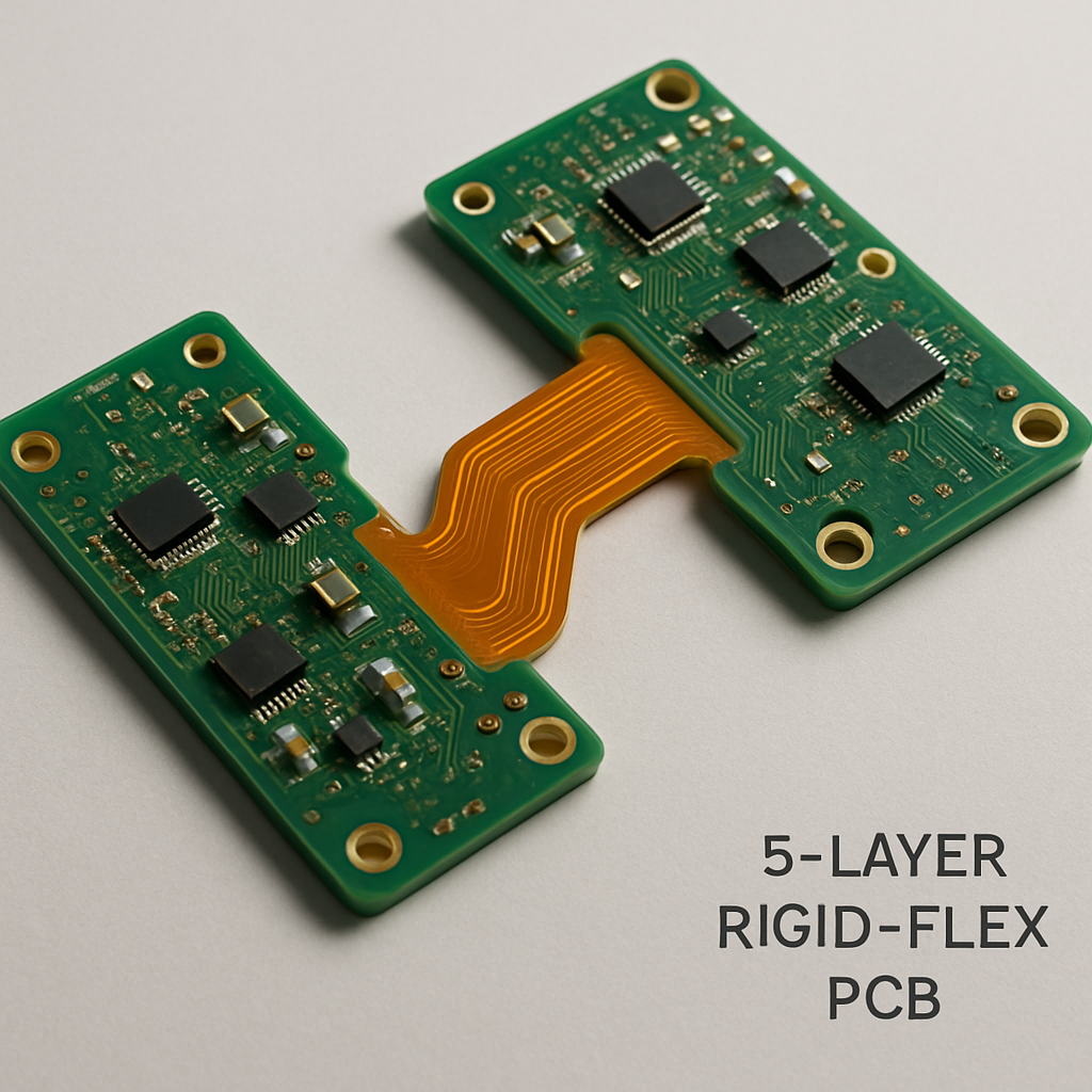 5 - Layer Rigid Flex PCB Assembly