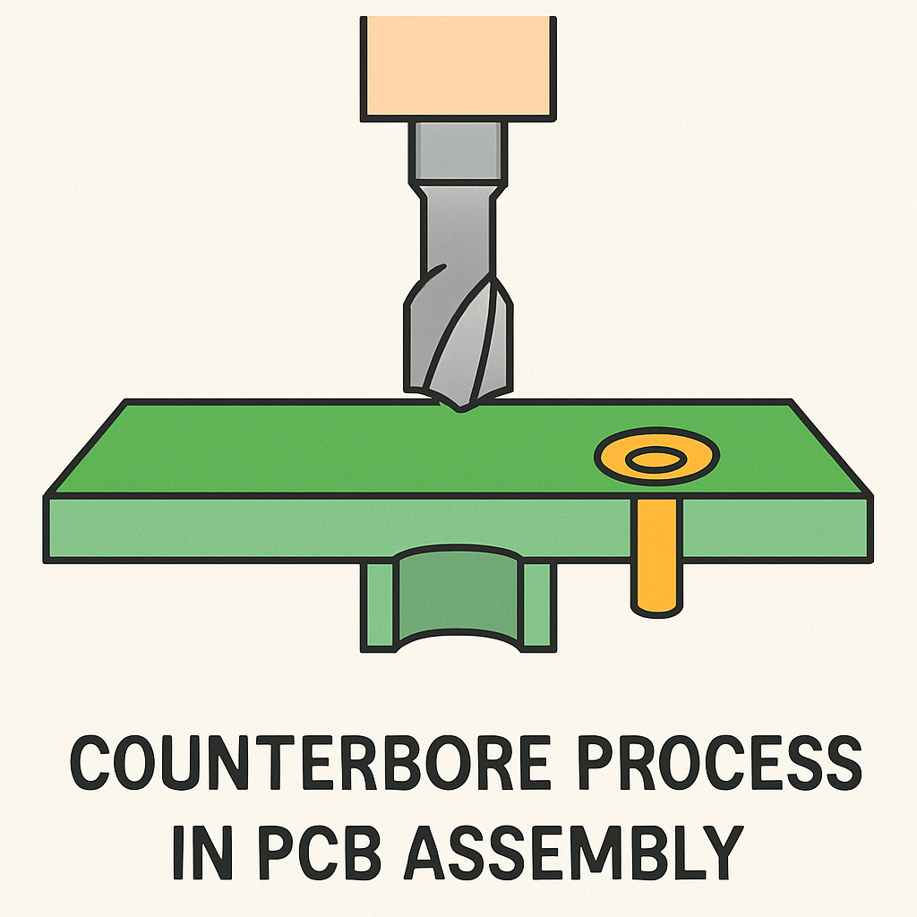 3mm Counterbore PCB Assembly Work 3mm Counterbore PCB Assembly Work