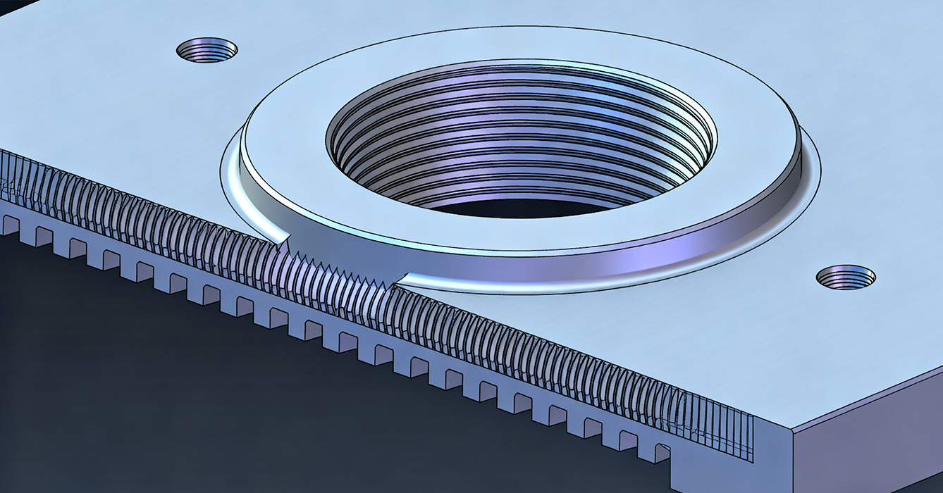 Tapped Counterbore Sinkpad Design