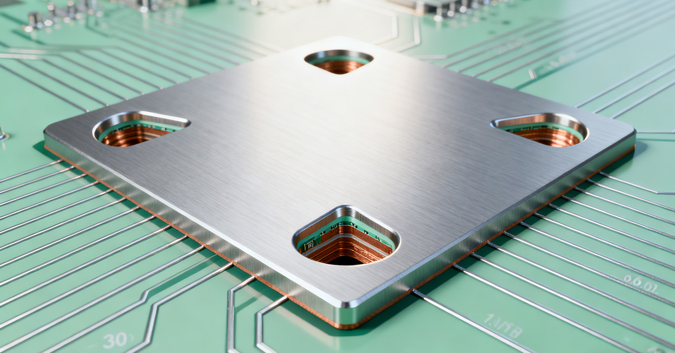 Counterbore holes in sinkpad PCB