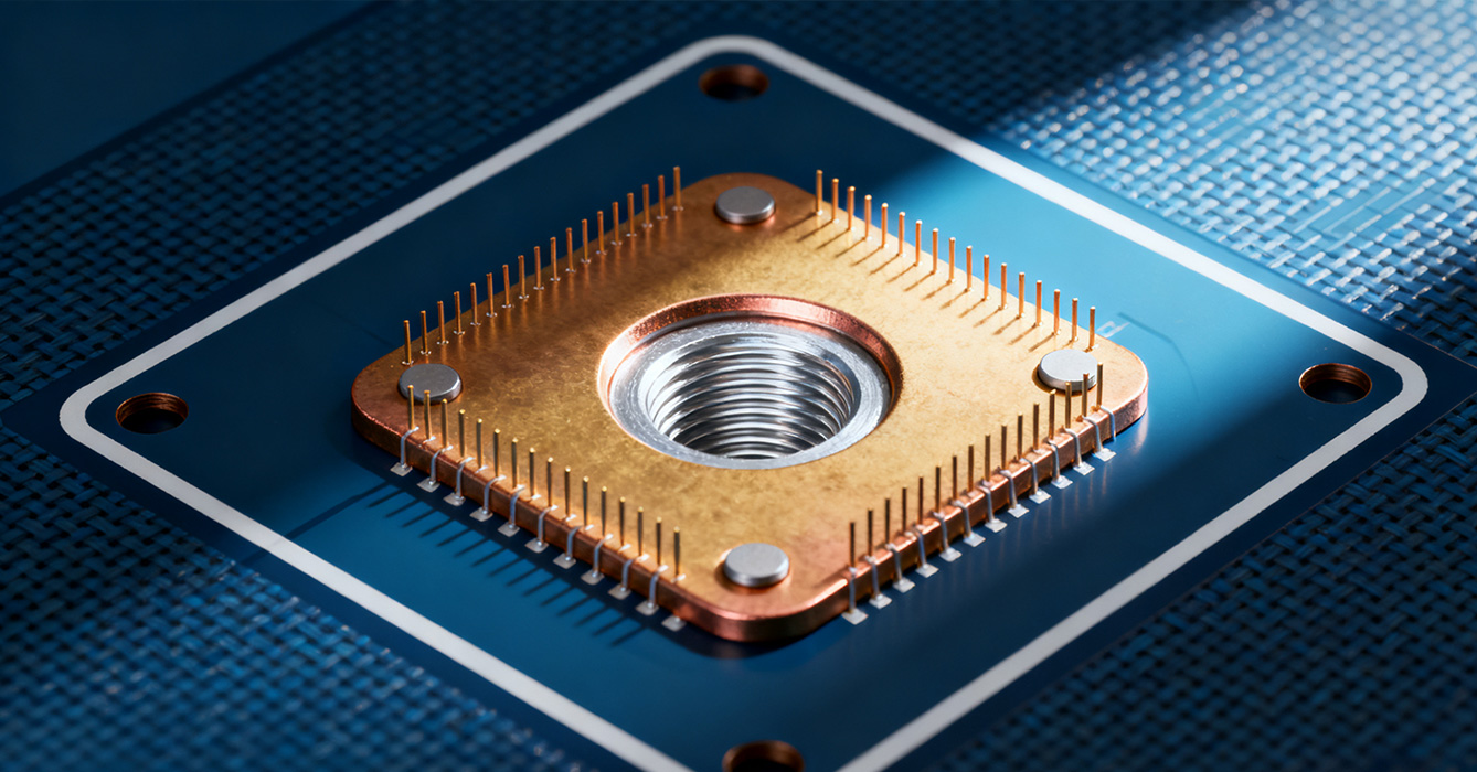 Counterbore holes in sinkpad PCB