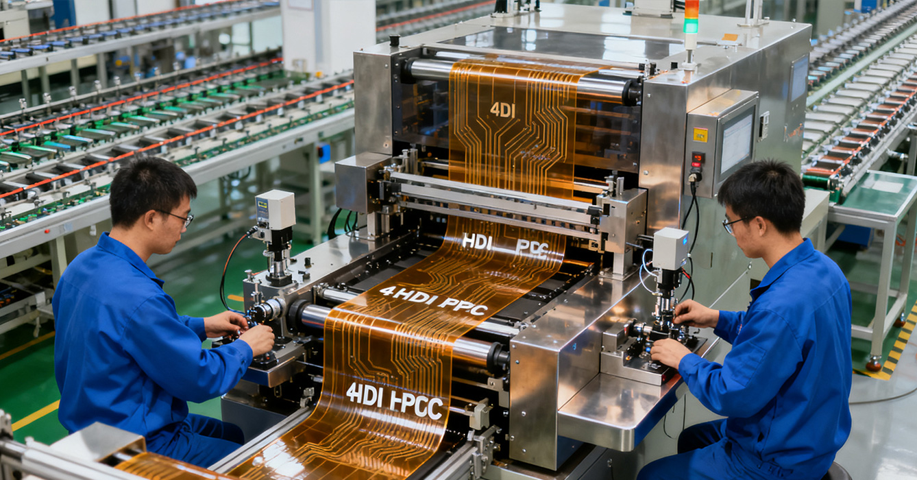 4 Layer HDI FPC Manufacturer 4 Layer HDI FPC Manufacturer