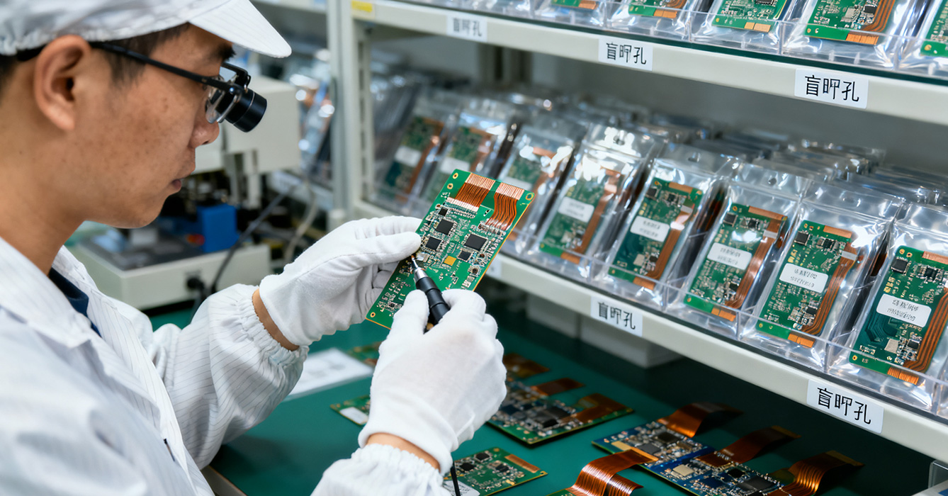 blind and buried vias FPC manufacturer