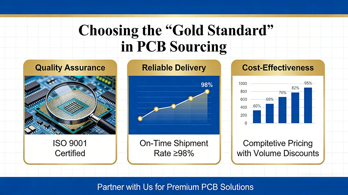 Choosing the Gold Standard in PCB Sourcing Choosing the Gold Standard in PCB Sourcing
