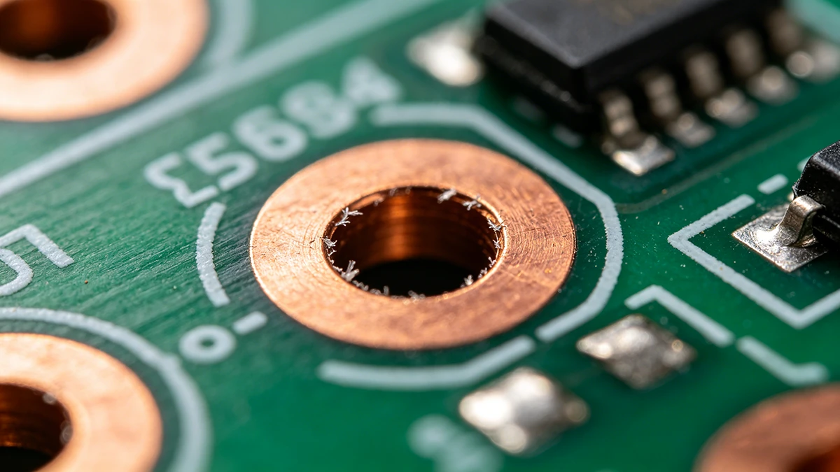 Micro-drilling of a complex blind and buried vias structure within a rigid multi-layer FR4 PCB to ensure high interconnect reliability
