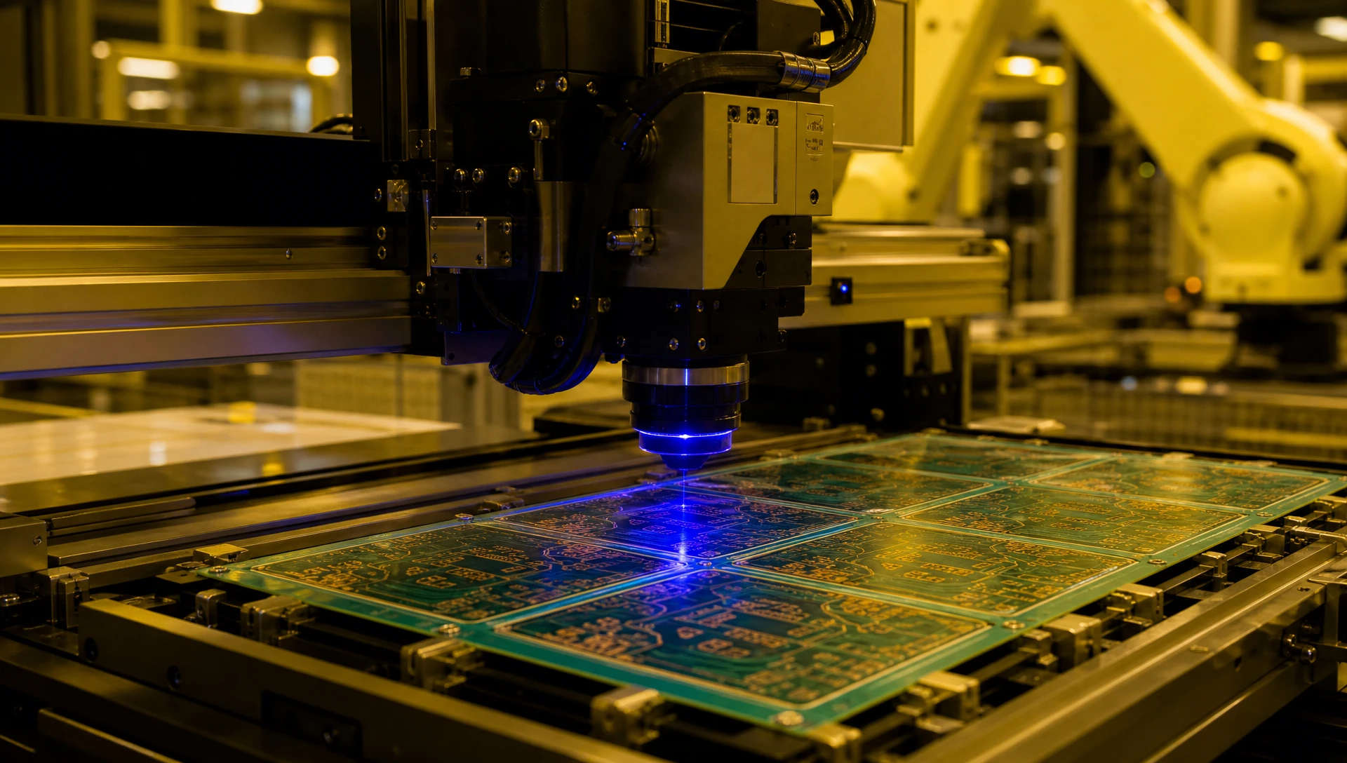 China PCB manufacturer using automated LDI laser imaging for high density circuit board fabrication China PCB manufacturer using automated LDI laser imaging for high density circuit board fabrication