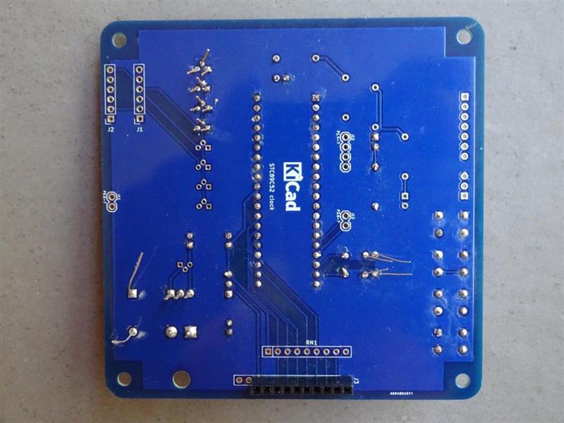 89C52 clock board(图2)